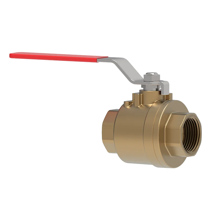 Bronze zweiteiliger NPT-Ballventil